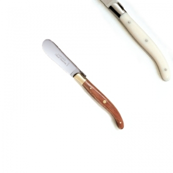 Laguiole Buttermesser, L 14,5 cm, polierte Edelstahlbacken, elfenbeinfarbig