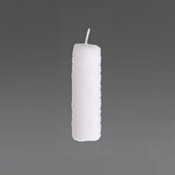 DutZ®-Collection Stumpenkerze, H 20 x Ø 7 cm, Farbe: Weiß