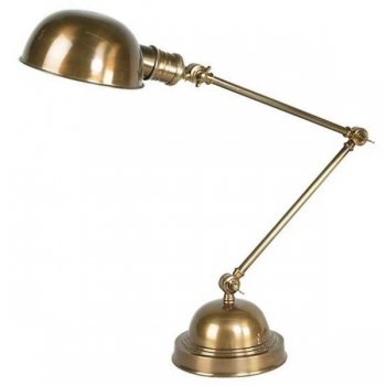 Eichholtz Design-Tischlampe Solo, Messing, Schirm Ø 15 cm, H 60 x Ø Fuß 12 cm