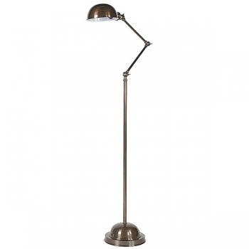 Eichholtz Design-Stehlampe Solo, Messing, Schirm Ø 15 cm, H 140 x Ø Fuß 20 cm