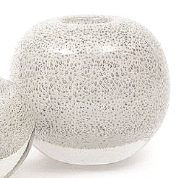 DutZ®-Collection Vase Bubble Ball, H 20 x Ø 20 cm, Weiß