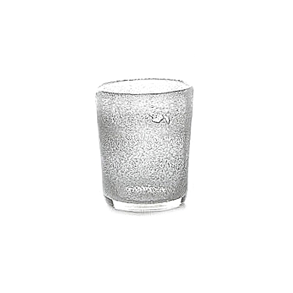 DutZ®-Collection Vase Conic mit Bubbles, H 17  x  Ø.15 cm, Klar